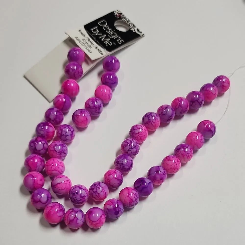 Pink and Purple Bead strand